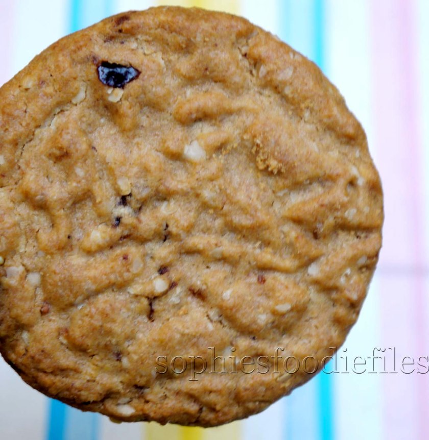 Crunchy & tasty vegan 8-grain cranberry cookie!